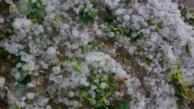 Osmancık'ın köylerini dolu vurdu