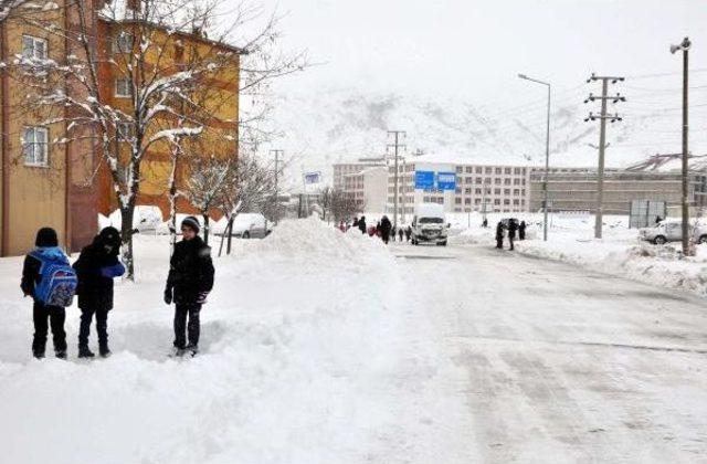 Bitlis’Te 120 Köy Yolu Kardan Kapalı