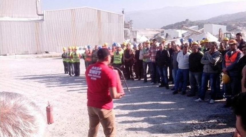 Aydın&rsquo;da Maden İşletmesinde Acil Durum Tatbikatı