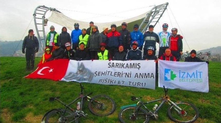 Pedallar Sarıkamış Şehitleri İ&ccedil;in &Ccedil;evrildi
