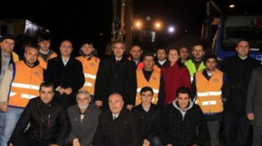 Gebze Kar Ekipleri Teyakkuzda