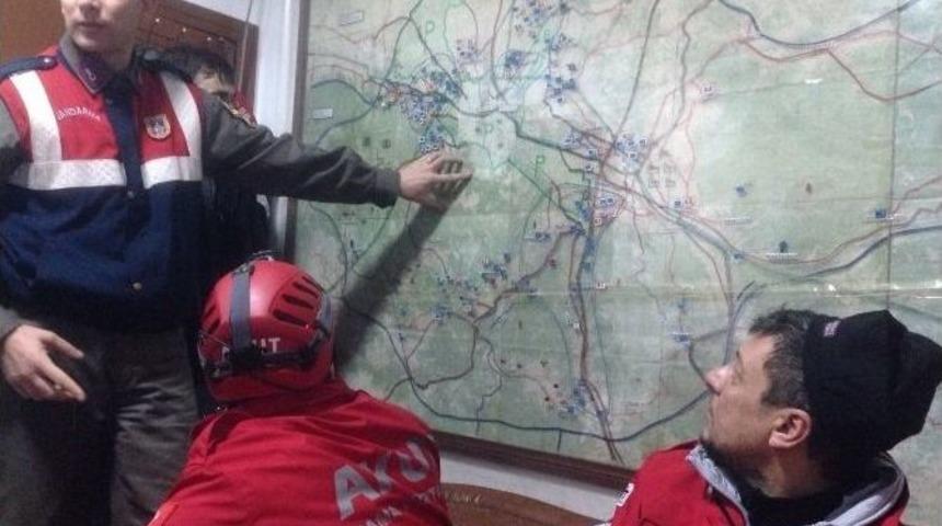 K&uuml;tahya&rsquo;da Kaybolan Avcıyı Akut Afyonkarahisar G&ouml;n&uuml;ll&uuml;leri De Aradı