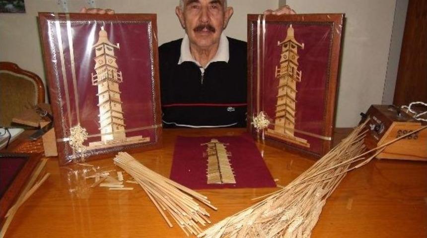 Yozgat&rsquo;ta Emekli &Ouml;ğretmen &Ccedil;avdar Sapını Sanat Eserine D&ouml;n&uuml;şt&uuml;r&uuml;yor