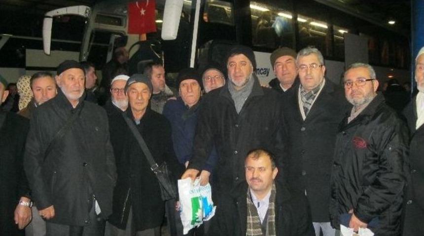 Kutsal Topraklara Dualarla Uğurlandılar