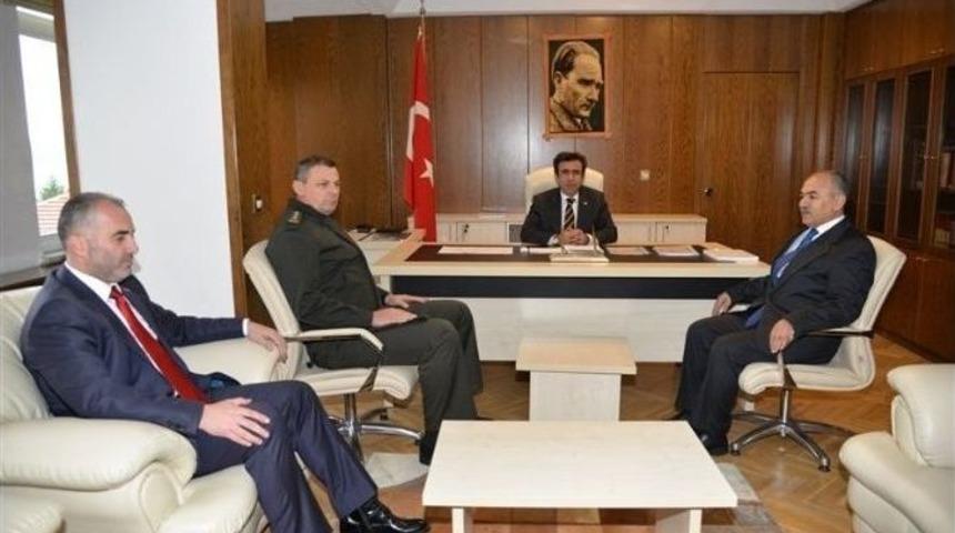 Vali G&uuml;zeloğlu Kaymakam Narinoğlu&rsquo;nu Ziyaret Etti