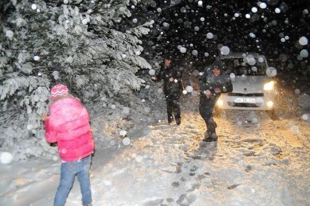 Muğla’da Kar Ve Tipi Etkili Oluyor