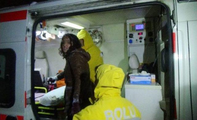 Bolu Dağı&rsquo;nda Otob&uuml;sten Ka&ccedil;an Gen&ccedil; Kız D-100&rsquo;&uuml; Birbirine Kattı 1