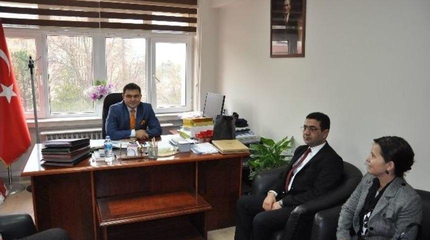 Mhp Y&ouml;neticilerinden Kaymakam Balcı Ve Belediye Başkanı Yıldız&rsquo;a Ziyaret