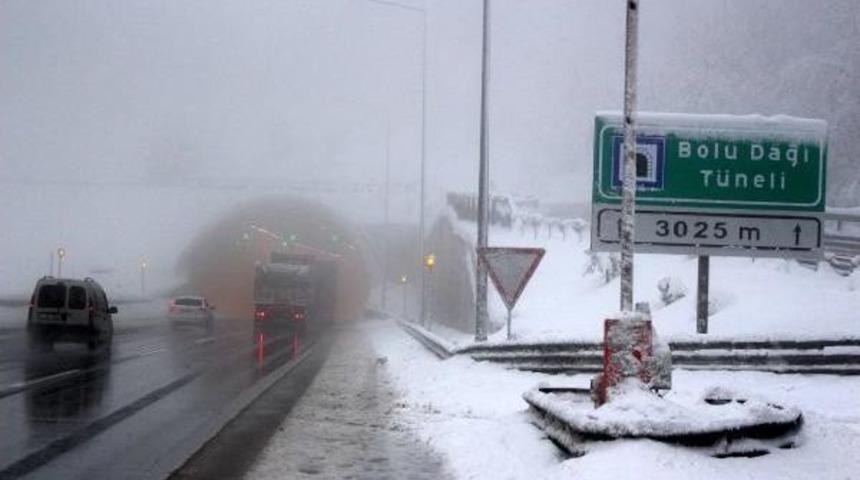 Bolu Dağı'nda Kar Yağışı