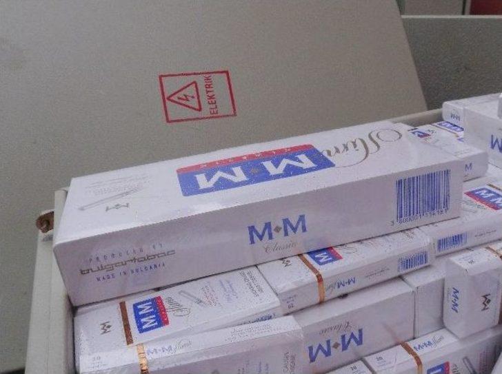 Elektrik Panolarında Kaçak Sigara Gele Geçirildi G1