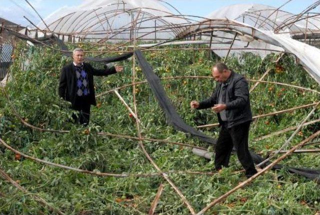 Antalya'da Hortum Seraları Vurdu (2)