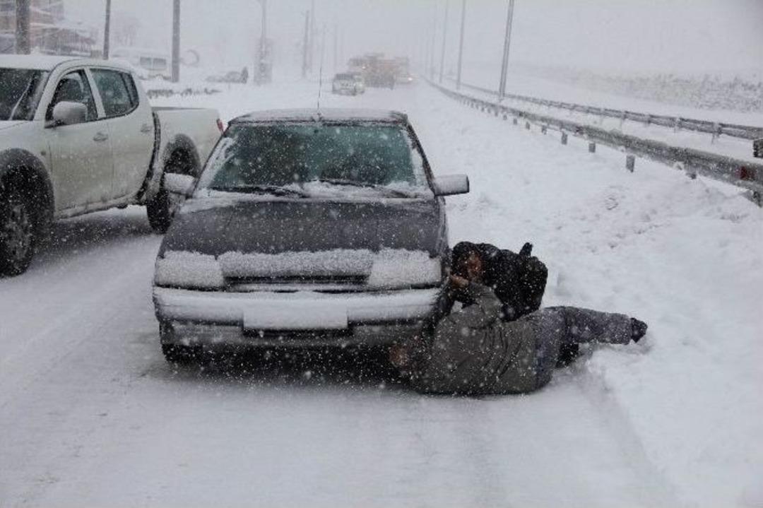 S&uuml;r&uuml;c&uuml;lerin Karda Zor Anları