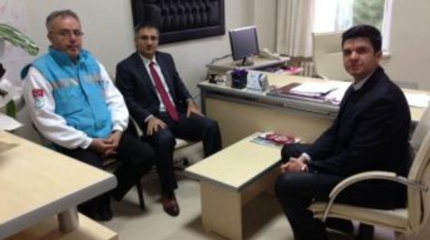 G&ouml;me&ccedil; Kaymakamı Yavuz&rsquo;dan Devlet Hastanesine Ziyaret