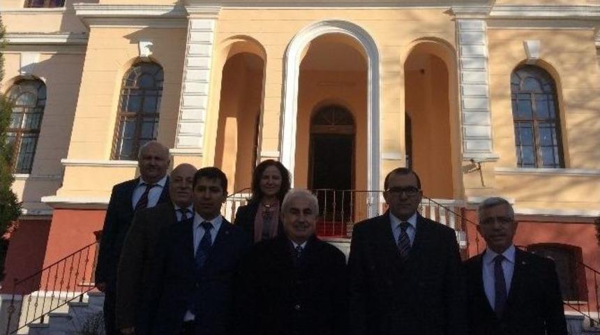 Edirne Valisi Dursun Ali Şahin, Edirne Lisesi&rsquo;nde İncelemelerde Bulundu