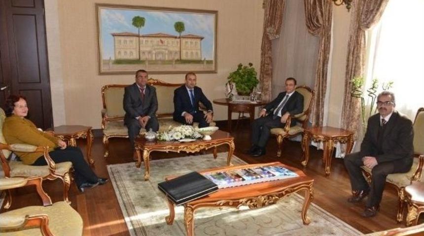 Vali T&uuml;rker&rsquo;e Stk Temsilcilerinin Ziyaretleri Devam Ediyor