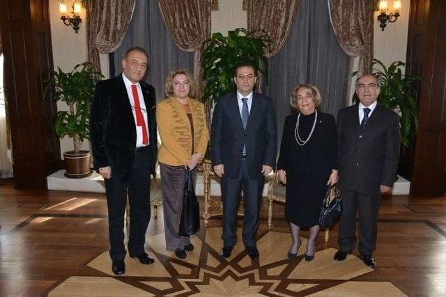 Vali T&uuml;rker&rsquo;e Stk Temsilcilerinin Ziyaretleri Devam Ediyor 1
