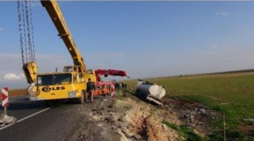 Nusaybin&rsquo;de Tanker Mayınlı Alana U&ccedil;tu