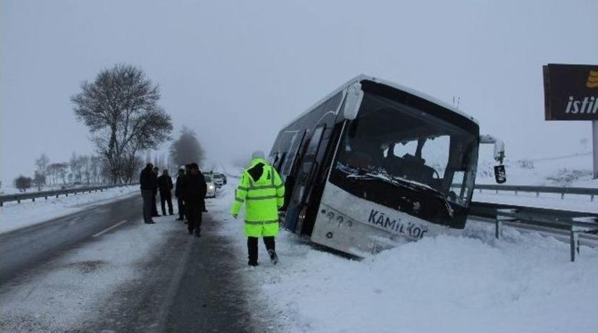 Yolcu Otob&uuml;s&uuml; Kanala Girdi