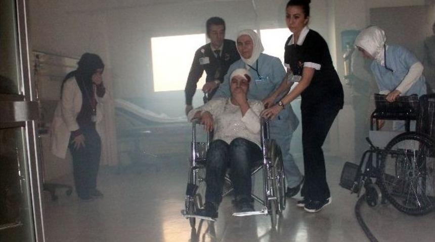 Hastanede &lsquo;yangın Ve Hasta Kurtarma&rsquo; Tatbikatı