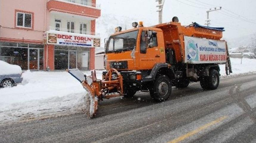 B&uuml;y&uuml;kşehir&rsquo;den Karla M&uuml;cadele