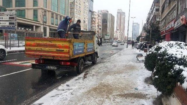 İstanbul’da Buzlanmalara Karşı Tedbir Alındı