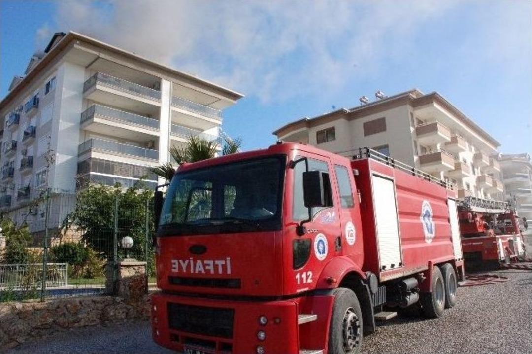 Alanya&rsquo;da Korkutan Yangın