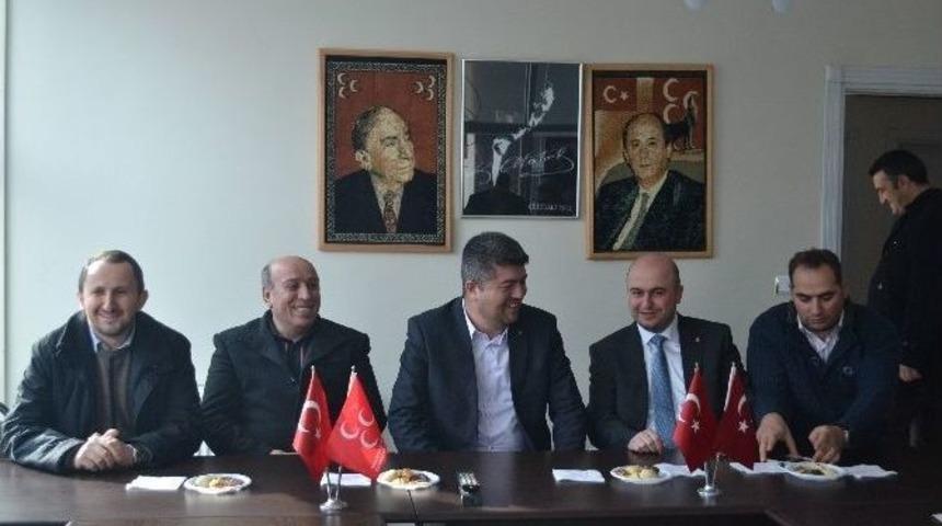 Ak Parti &Ccedil;erkezk&ouml;y İl&ccedil;e Başkanı &Ouml;ge&rsquo;den Partilere Ziyaret
