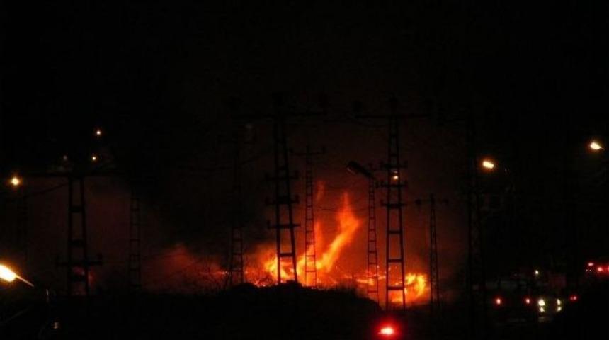 Kars&rsquo;ta Değirmen Yanarak K&uuml;l Oldu