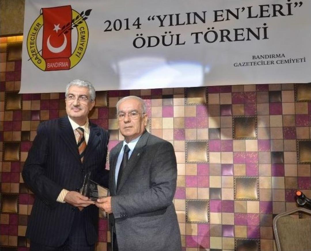 Bandırma&rsquo;da &lsquo;yılın En İyileri&rsquo; &Ouml;d&uuml;l T&ouml;reni D&uuml;zenlendi