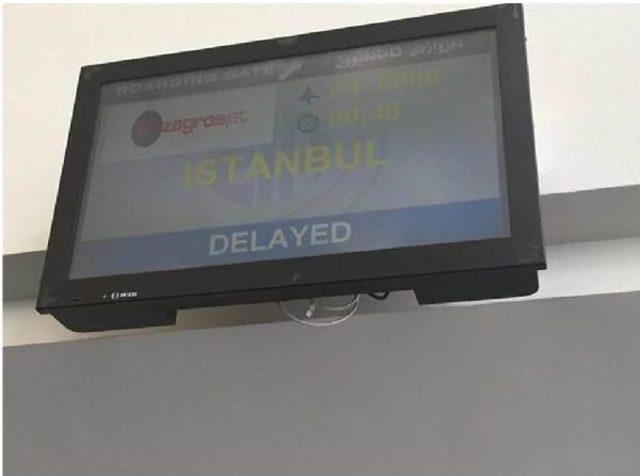 Zagrosjet'in Uçağına Izin Verilmedi