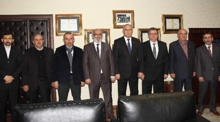 Namlı, Kurum M&uuml;d&uuml;rlerini Ziyaret Etti