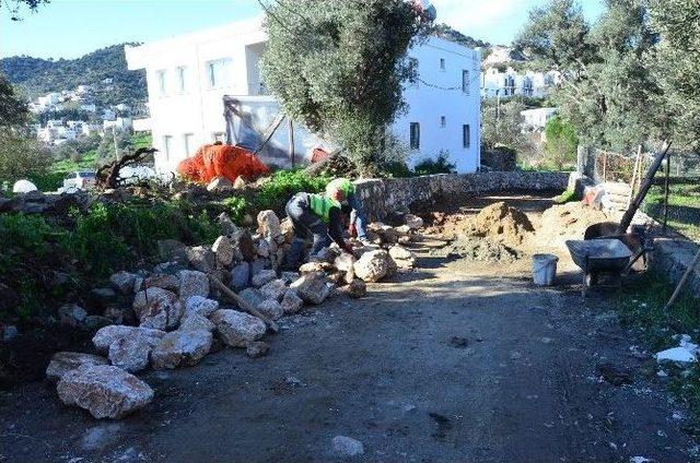 Bodrum’un Dört Bir Yanında Çalışmalar Sürüyor