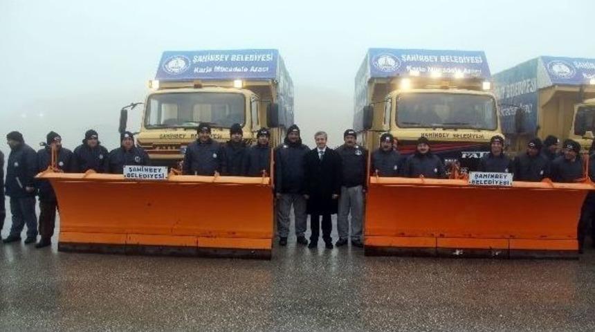Şahinbey&rsquo;in Kar Hazırlıkları Aylar &Ouml;nce Tamamlandı