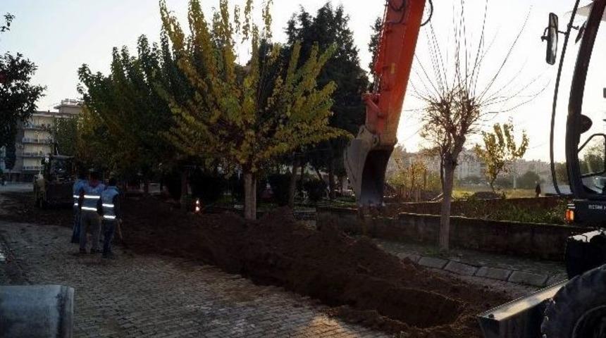 Aydın&rsquo;da Alt Yapı &Ccedil;alışmaları Devam Ediyor