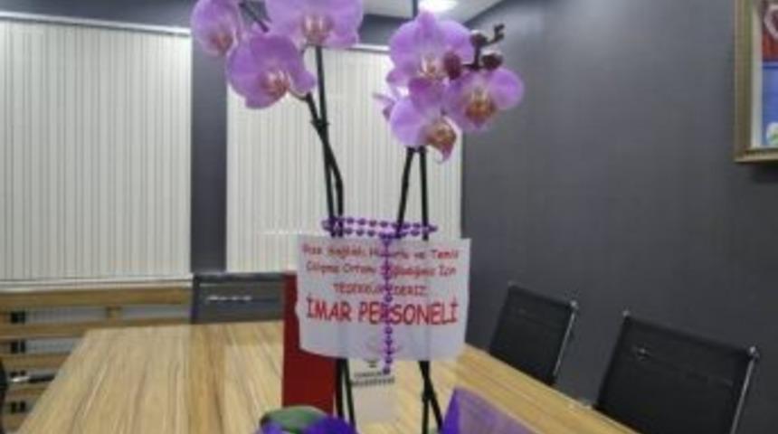 Belediye Personelinden Başkan Şahiner&rsquo;e Teşekk&uuml;r