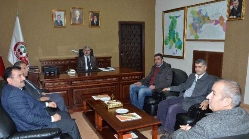 Başkan Ağcan&rsquo;dan Başkan Polat&rsquo;a Ziyaret