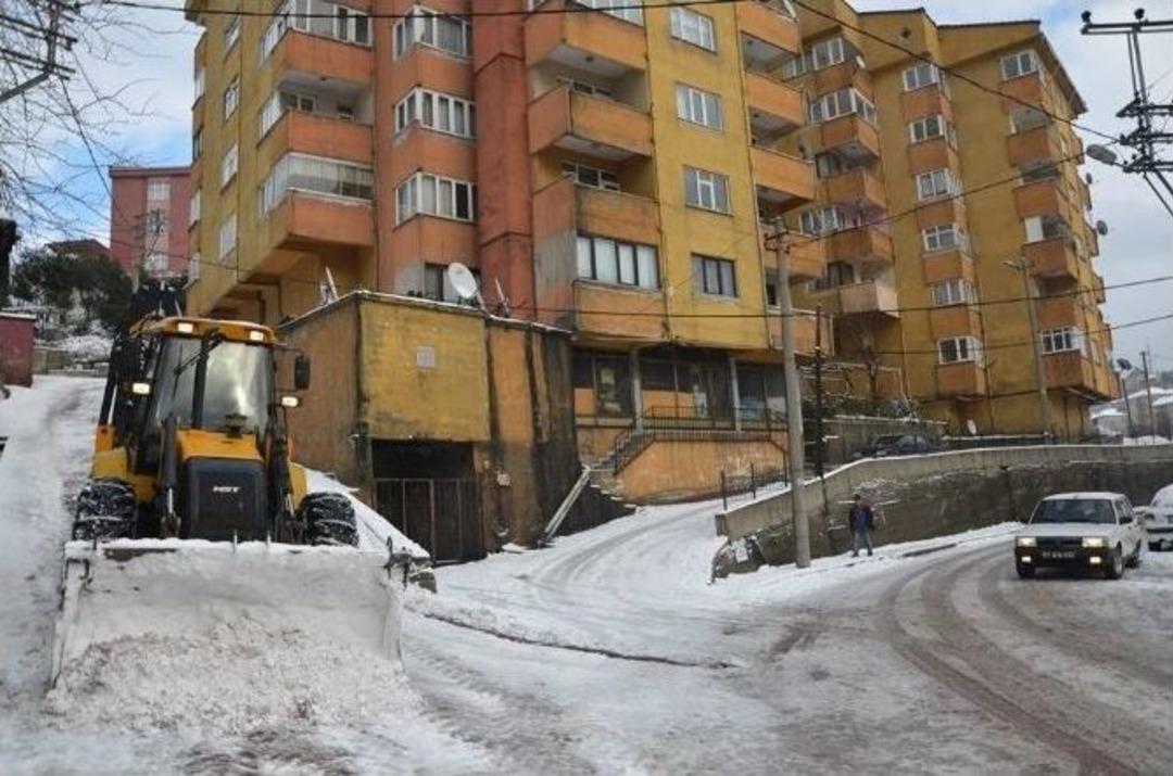 Kozlu&rsquo;da 24 Saat Kar N&ouml;beti