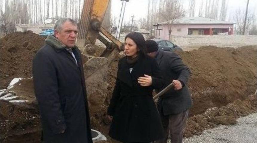 Iğdır&rsquo;da Su Ve Kanalizasyon &Ccedil;alışması