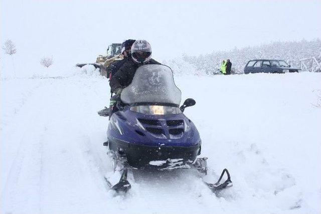 Kar Motoruyla Elektrik Açtılar