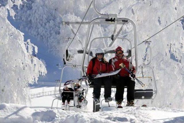 Kartepe'de Kar Kalınlığı 3 Metreye Ulaştı