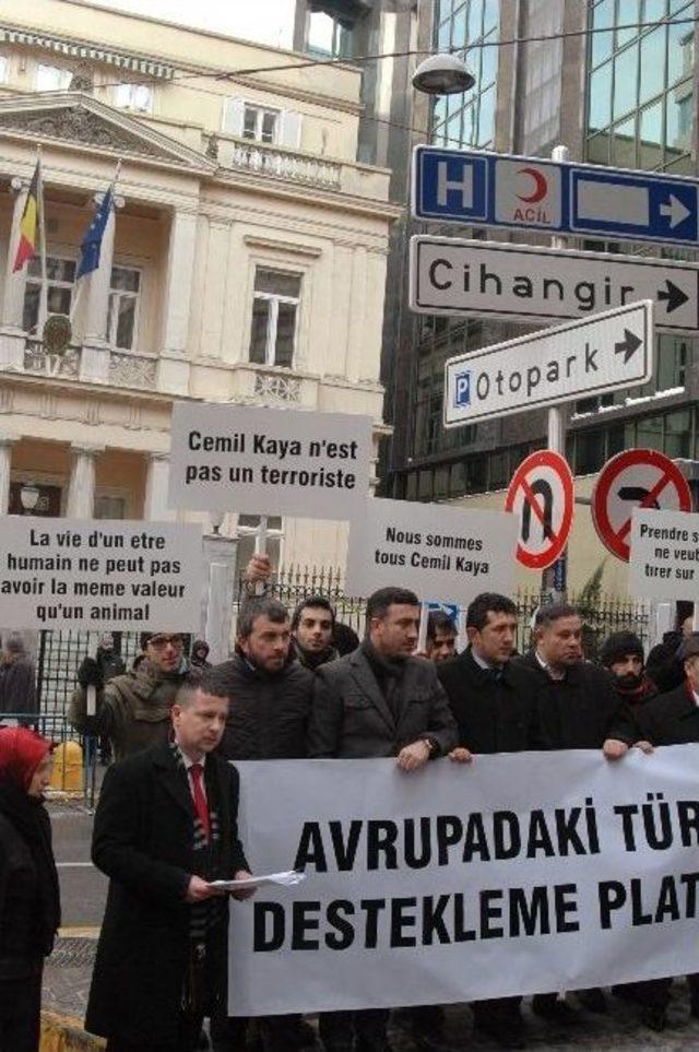 Belçika’da Polis Kurşunuyla Ölen Türk İçin İstanbul’da Eylem