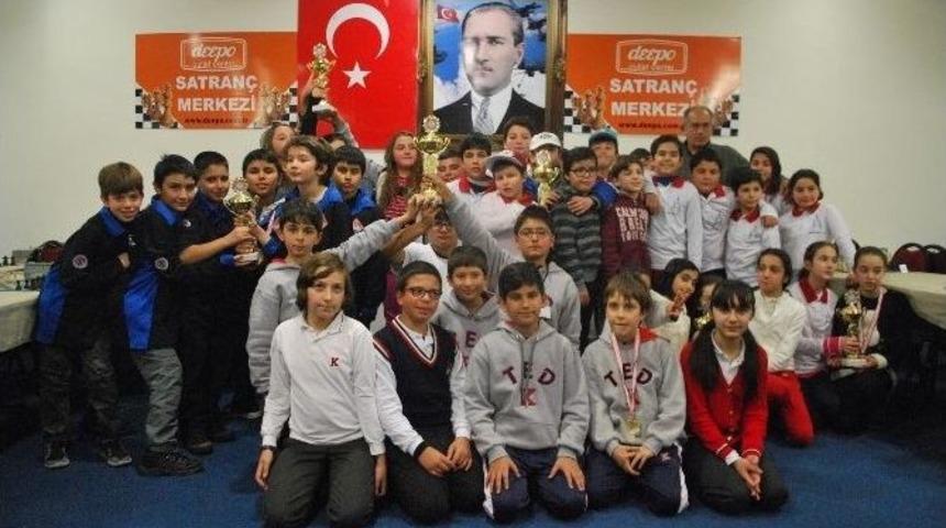 Okul Sporları Satran&ccedil; Turnuvası K&uuml;&ccedil;&uuml;kler Kategorisi Sona Erdi
