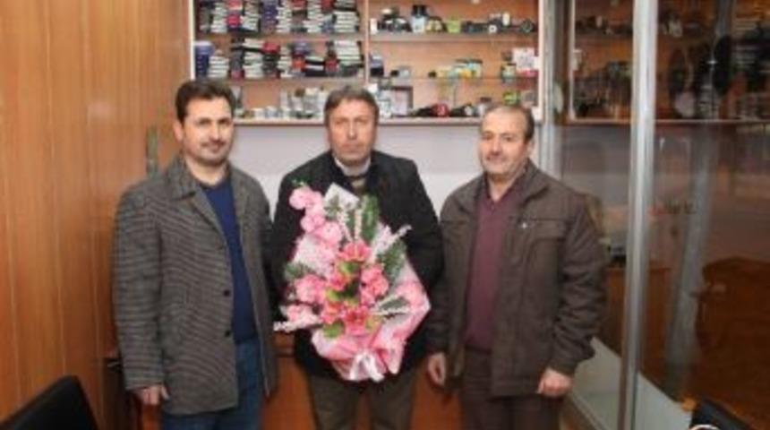 Sp İl&ccedil;e Başkanı Akbulut&rsquo;tan İha Temsilcisi Aydın&rsquo;a Ziyaret