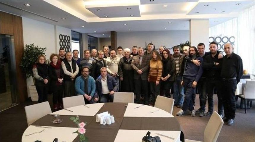 Egiad Y&ouml;netimi, Basın Mensuplarıyla Kahvaltıda Bir Araya Geldi