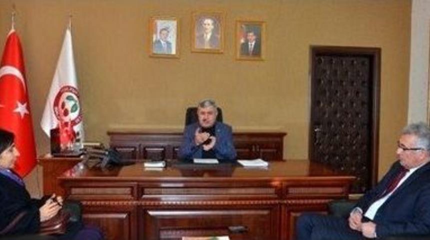 Chp Meclis &Uuml;yelerinden, Başkan Polat&rsquo;a Nezaket Ziyareti