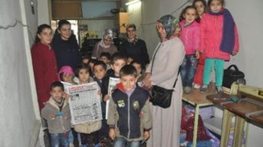 Minik &Ouml;ğrencilerin Matbaa Sevinci