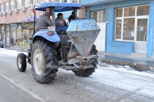 İslahiye’De Gece Kar Yağdı, Gündüz Güneş Açtı