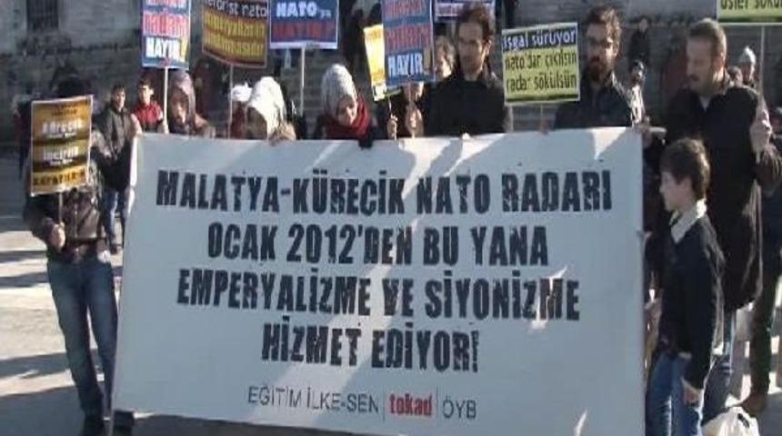 "k&uuml;recik Radarı S&ouml;k&uuml;ls&uuml;n, T&uuml;rkiye Nato'dan Ayrılsın" Eylemi
