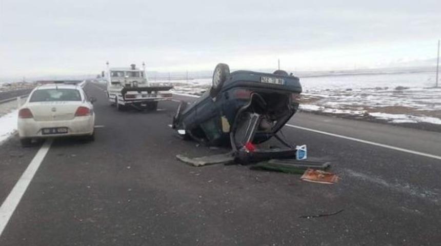 Aksaray&rsquo;da Trafik Kazası: 1 &Ouml;l&uuml;, 1 Yaralı