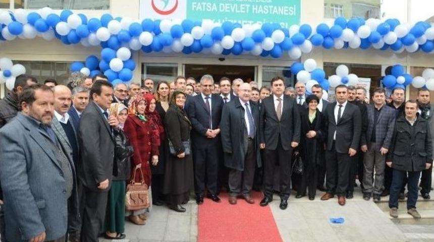 Fatsa Devlet Hastanesi Ek Hizmet Binası Resmi A&ccedil;ılışı Ger&ccedil;ekleşti